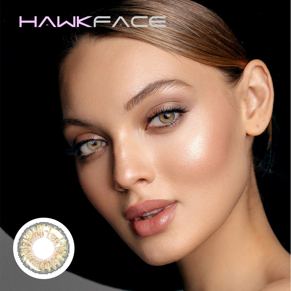 3 TONE - HawkFace Colored Contact Lenses