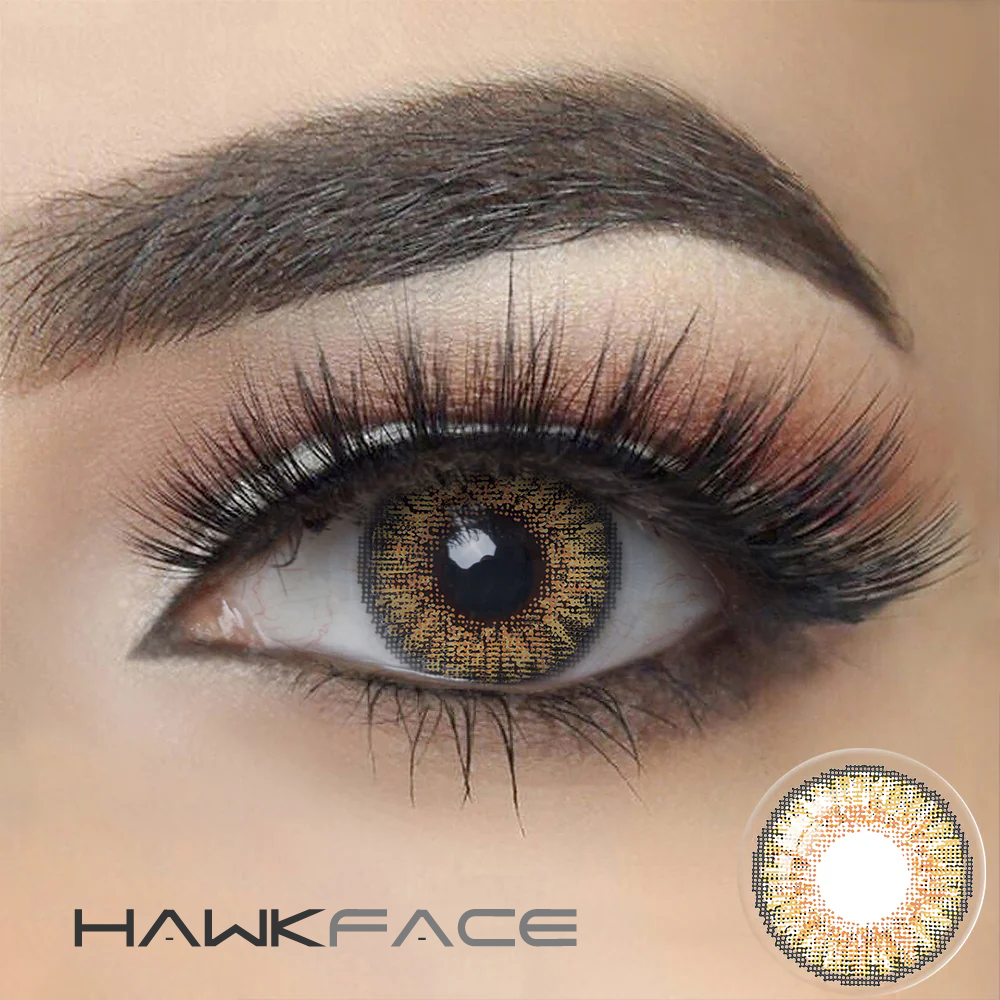 3 TONE - HawkFace Colored Contact Lenses