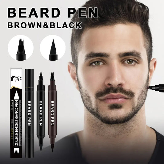 Waterproof, Smudge-Proof HawkFace Beard Dye Pen